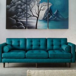 Blue Tree Wall Decor